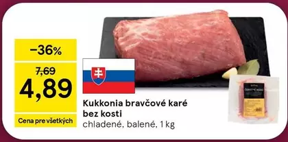 Kukkonía bravčové karé bez kosti
