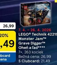 Lego - Technik 42219 Monster Jam Grave Digger