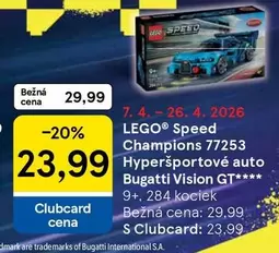 Lego - Speed Champions 77253 Hypersportovní auto Bugatti Vision GT