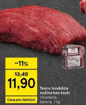 hovädzia nožina bez kosti