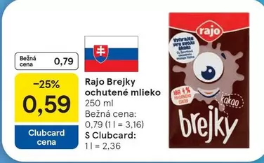 Brejky ochutené mlieko