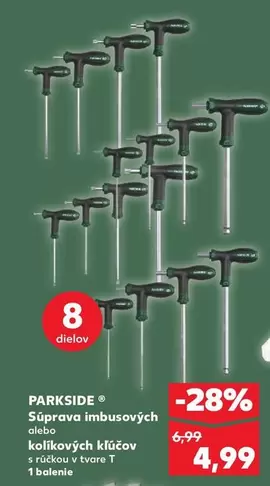 Súprava imbusových kolíkových kľúčov s rúčkou v tvare T