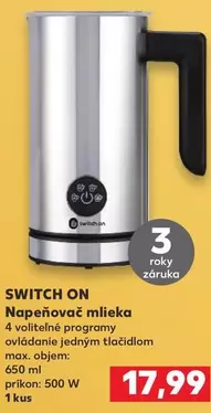 Switch - Napeňovač mlieka