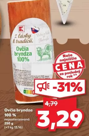 Ovčia bryndza 100 %