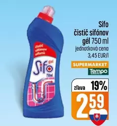 čistič sifónov gél