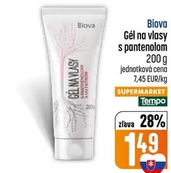 Gél na vlasy s pantenolom