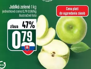 Jablká zelené