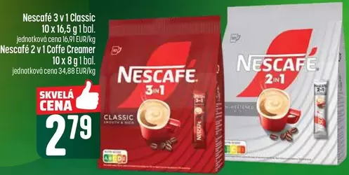 Nescafe 3 v 1 Classic, Nescafe 2 v 1 Coffe Creamer