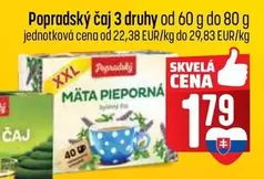 Popradský čaj 3 druhy