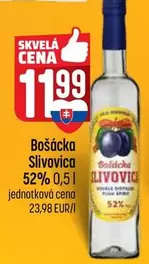 Bošácka Slivovica 52% 0,5 l