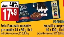 Felix Fantastic kapsičky pre mačky 44 x 80 g