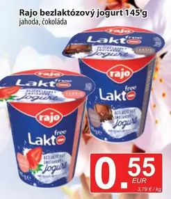 Rajo bezlaktózový jogurt