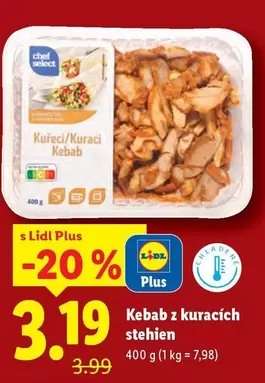 Kebab z kuracích stehien