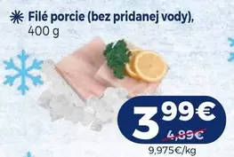 Filé porcie (bez pridanej vody)