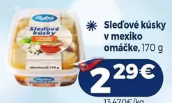 Sled'ové kúsky v mexiko omáčke