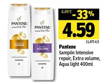 šampón Intensive repair, Extra volume, Aqua Light