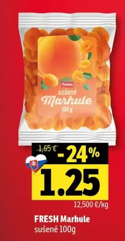 Marhule sušené