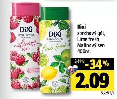 sprchový gél, Lime fresh