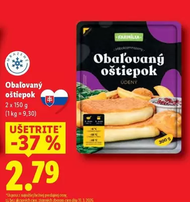 Obalovaný oštiepok