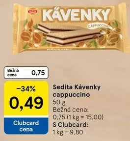 Sedita Kávenky cappuccino