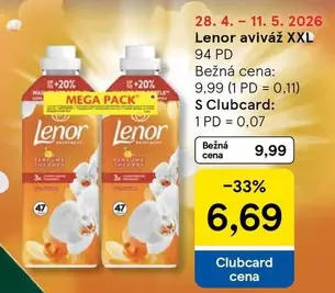 Lenor aviváž XXL