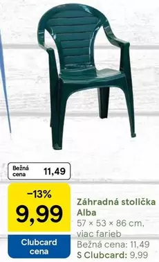 Záhradná stolička Alba
