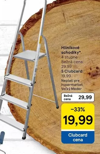 Hliníkové schodíky