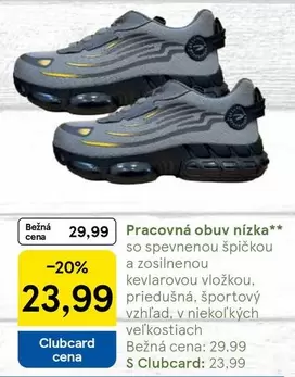 Pracovná obuv nízka