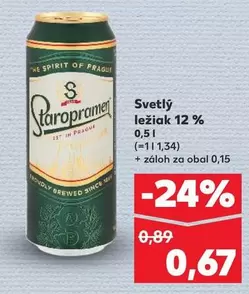 Spirit - Světlý ležák 12 %