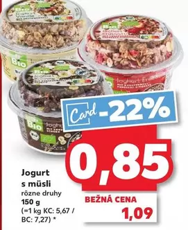 Jogurt s muesli