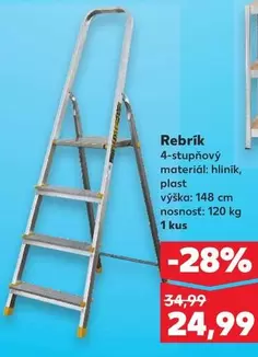 Rebrík 4-stupňový