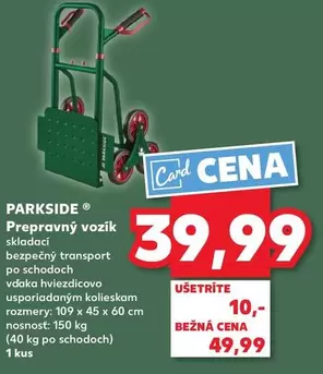 Prepravný vozík skladací