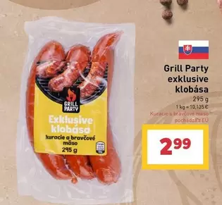 Exklusive klobása