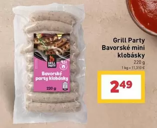 Bavorské mini klobásky