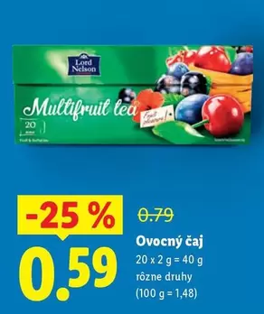 Multifruit tea