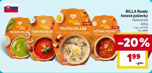 hotové polievky