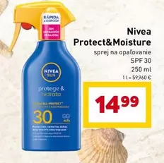 Nivea - Protect&Moisture sprej na opalovanie SPF 30
