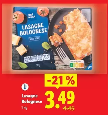 Lasagne Bolognese