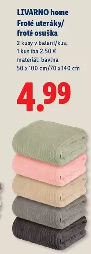 Froté uteráky/froté osuška