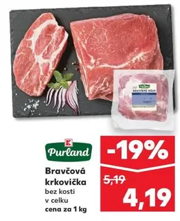 Bravčová krkovička bez kosti v celku