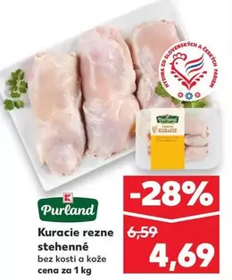 Kuracie rezne stehenné bez kosti a kože