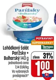Lahôdkový šalát Parižsky + Bulharský