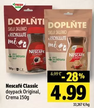 Classic doypack Original, Crema