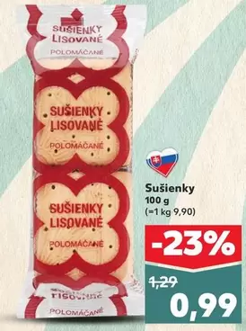 Sušenky lisované polomáčené