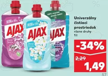 Ajax - Univerzálny čistiaci prostriedok