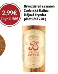 Bryndziareň a syráreň Zvolenská Slatina Májová bryndza plnotučná