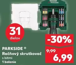 Račňový skrutkovač s bitmi