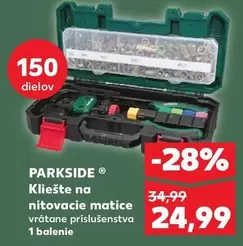 Kliešte na nitovacie matice vrátane príslušenstva