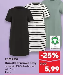Dámske tričkové šaty
