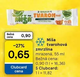 Míša tvarohový